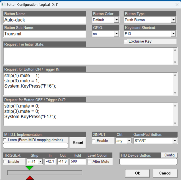 Using VoiceMeeter MacroButtons to mute and unmute audio sources in OBS ...